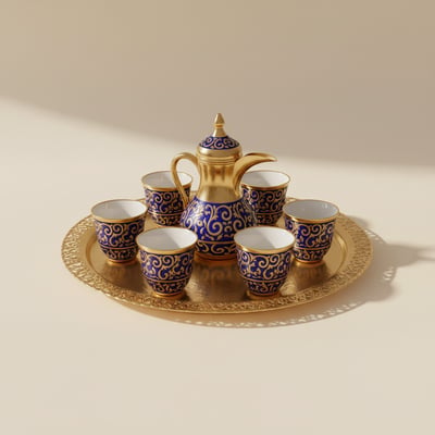طقم فناجين قهوة
